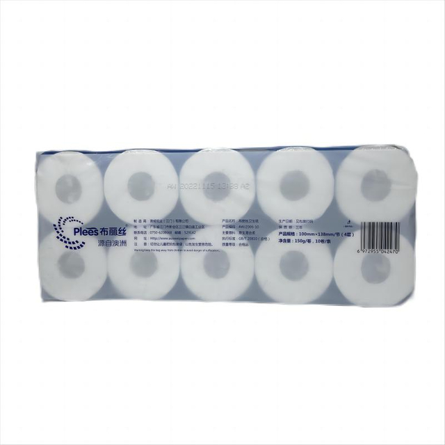 PLEES AWJZ005-10-Рулон оберточной бумаги для тиснения Рулон бумаги Bathroon Одноразовая салфетка 