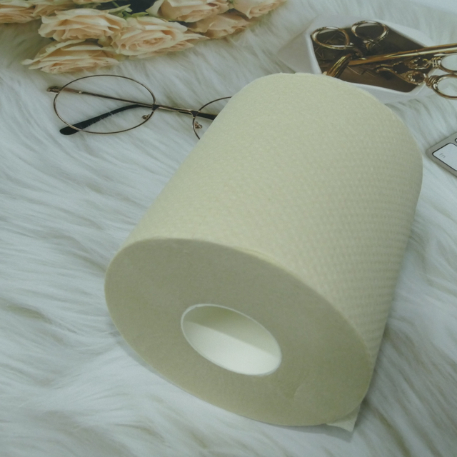 Сертификат ISO бамбуковый рулон туалетной бумаги Индивидуальная натуральная бумажная ткань 2-слойная тисненая туалетная бумага 